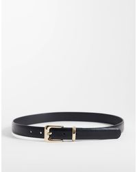 Mango - Faux Leather Classic Belt - Lyst