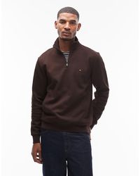 Tommy Hilfiger - Essential 1/4 Zip Jumper - Lyst