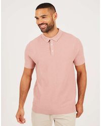 Brave Soul - Short Sleeve Knitted Polo Shirt - Lyst