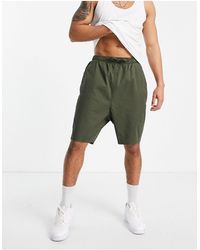 H\u0026M Cotton Dropped-gusset Sweatshorts 