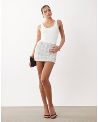 ASOS - Mix And Match Brushed Mini Skort - Lyst