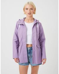 Brave Soul - Lightweight Coated Hooded Jacket - Lyst
