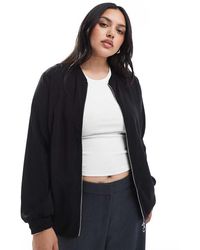 Vero Moda - Oversized Bomber Jacket - Lyst