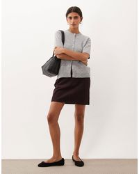 Threadbare - Mini-jupe en velours côtelé - prune - Lyst