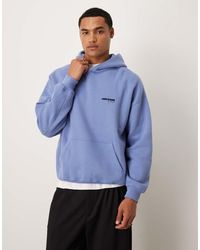 Abercrombie & Fitch - Hoodie Met Logo Op De Borst En Zak Aan De Voorkant - Lyst