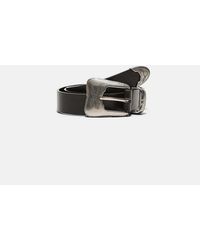 Stradivarius - Basic Riem Met Cowboy Gesp - Lyst