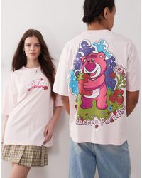 ASOS - Disney pixar - t-shirt oversize unisexe avec imprimés toy story - clair - Lyst
