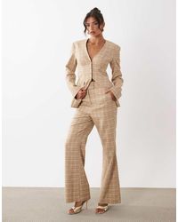 ASOS - Tailored Plaid Pants - Part Of A Set - Lyst