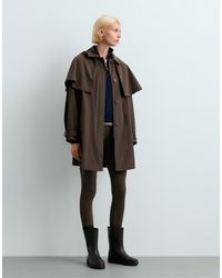 Oysho - Extra Lightweight 10K Waterproof Long Cape Jacket - Lyst