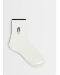 Polo Ralph Lauren - Logo Bear Sock - Lyst