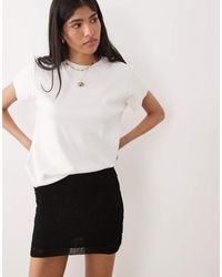 Mango - Teen Knitted Mini Skirt - Lyst