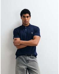Polo Ralph Lauren - Icon Logo Custom Slim Fit Pique Polo - Lyst
