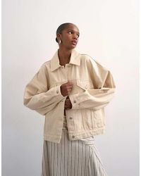 TOPSHOP - Denim Balloon Jacket - Lyst