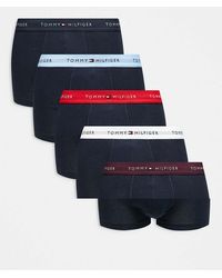 Tommy Hilfiger - Signature Cotton Essentials 5 Pack Trunks - Lyst