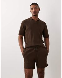 ASOS - Compact Knit Shorts Co-ord - Lyst