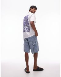 RVCA - Hibiscus Stamp Short Sleeve T Shirt - Lyst