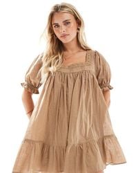 Miss Selfridge - Voile Smock Dress - Lyst