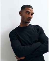 ASOS - – basic-langarmshirt - Lyst