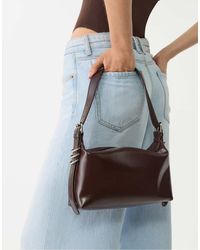 Stradivarius - Borsa Da Spalla Con Dettaglio Manico - Lyst