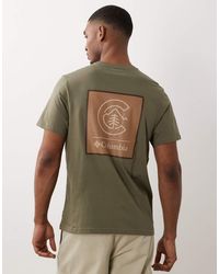Columbia - Csc Box Logo Back T-shirt - Lyst