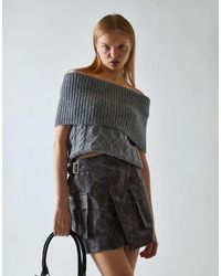 Glamorous - Wrap Cargo Mini-Skirt - Lyst