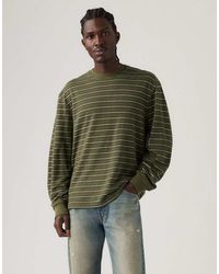 Levi's - Long-Sleeve Authentic Striped Tee - Lyst