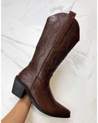 GIA STUDIOS - Cowboy Western Boots - Lyst