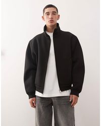 Weekday - Veste à col cheminée en tissu style néoprène - Lyst
