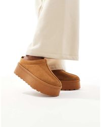 SEQWL - Slip On Flatform Mules - Lyst