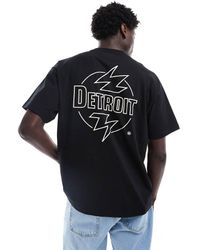 Carhartt - Camiseta Negra Con Estampado Gráfico Blaze De - Lyst