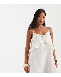 Vero Moda - Frill Trim Cami Mini Dress - Lyst