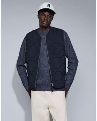 ARKET - Quilted Gilet With Zip Front - Lyst