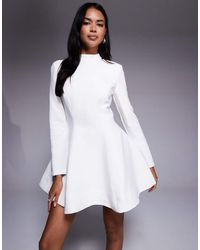 Bardot - Zephyra Long Sleeve Mini Dress - Lyst