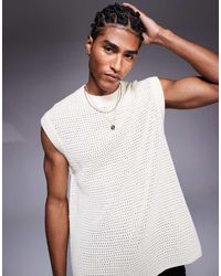 The Couture Club - Oversized Knitted Vest - Lyst