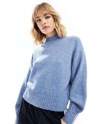 Monki - Knitted Turtleneck Sweater - Lyst
