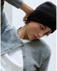 Pull&Bear - Rippstrick-mütze - Lyst