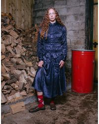 Muse Assembly - Gerafftes delphne-hemd - Lyst