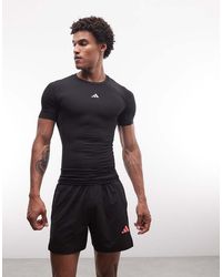 adidas Originals - Adidas Training Tech Fit Base Layer T-shirt - Lyst