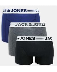 Jack & Jones - 3 Pack Of Trunks - Lyst