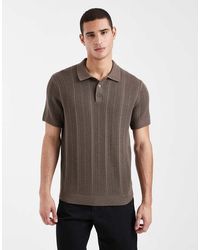 Jack & Jones - Premium Heavy Knit Polo - Lyst