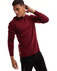 Superdry - Waffle Long Sleeve Henley Top - Lyst