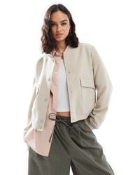 Vero Moda - Tailored Bomber Jacket With Pockets - Lyst