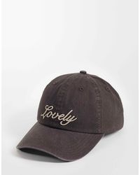 Gina Tricot - Embroidered Cap - Lyst
