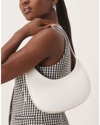 ASOS - Asymmetric Scoop Shoulder Bag With Buckle Detail - Lyst