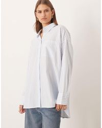 Vila - Oversized Boyfriend Fit Shirt - Lyst