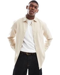ASOS - – angerautes oxford-hemd - Lyst