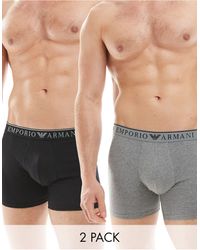 Emporio Armani - Bodywear - confezione da 2 paia di boxer aderenti - Lyst