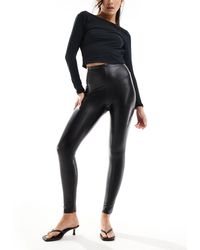 Commando - 7/8 Faux Leather leggings With Smoothing Waist - Lyst