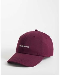 New Balance - 6 Panel Linear Logo Cap - Lyst