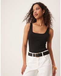 Glamorous - Square Neck Bodysuit - Lyst